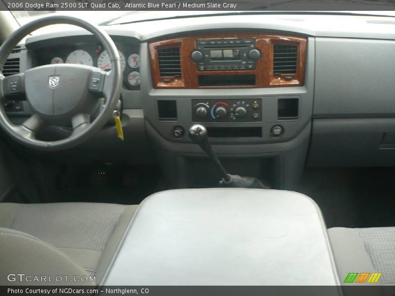 Atlantic Blue Pearl / Medium Slate Gray 2006 Dodge Ram 2500 SLT Quad Cab