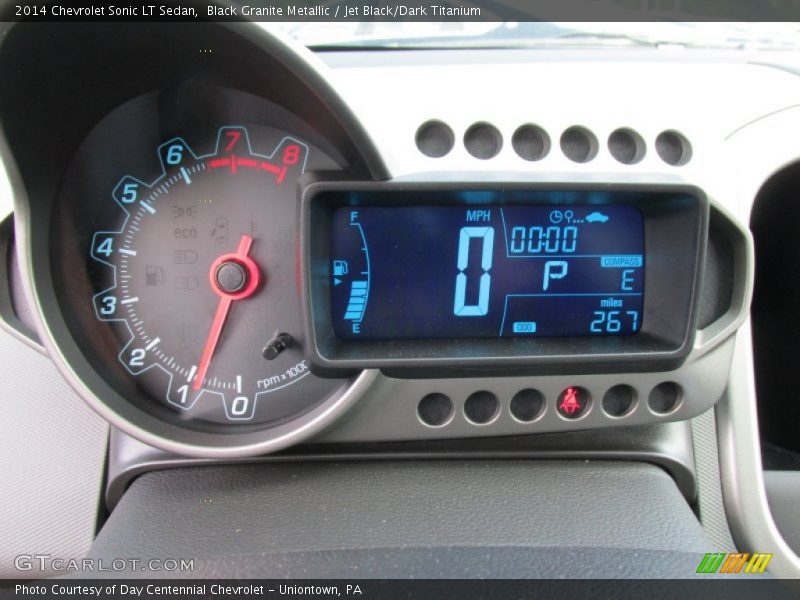 Black Granite Metallic / Jet Black/Dark Titanium 2014 Chevrolet Sonic LT Sedan