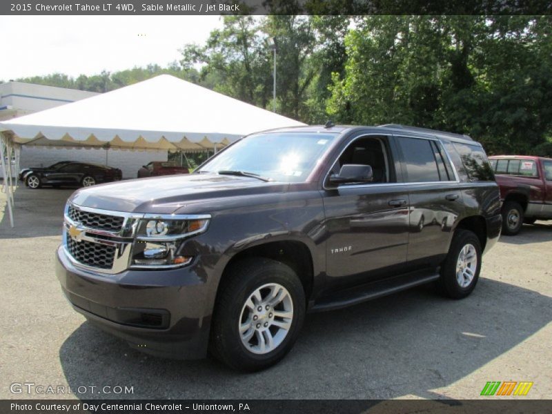 Sable Metallic / Jet Black 2015 Chevrolet Tahoe LT 4WD