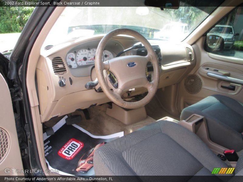 Black Clearcoat / Graphite 2002 Ford Explorer Sport