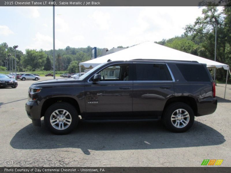 Sable Metallic / Jet Black 2015 Chevrolet Tahoe LT 4WD