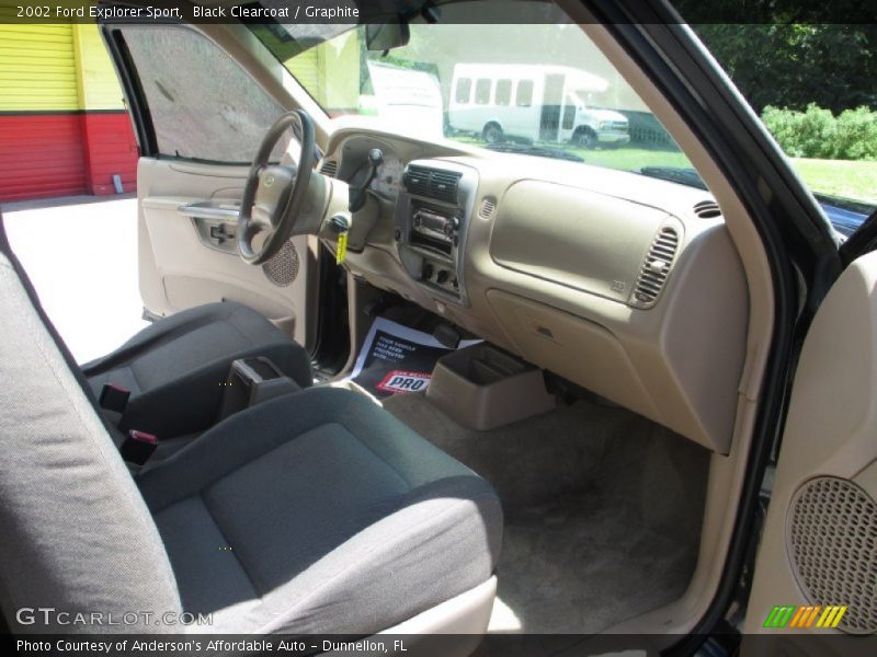 Black Clearcoat / Graphite 2002 Ford Explorer Sport