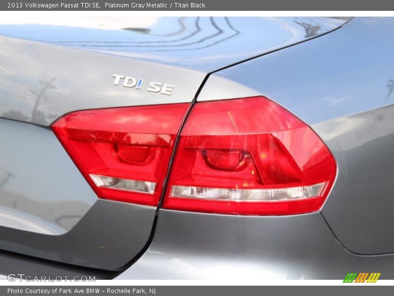Platinum Gray Metallic / Titan Black 2013 Volkswagen Passat TDI SE