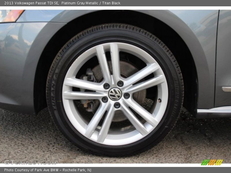 Platinum Gray Metallic / Titan Black 2013 Volkswagen Passat TDI SE