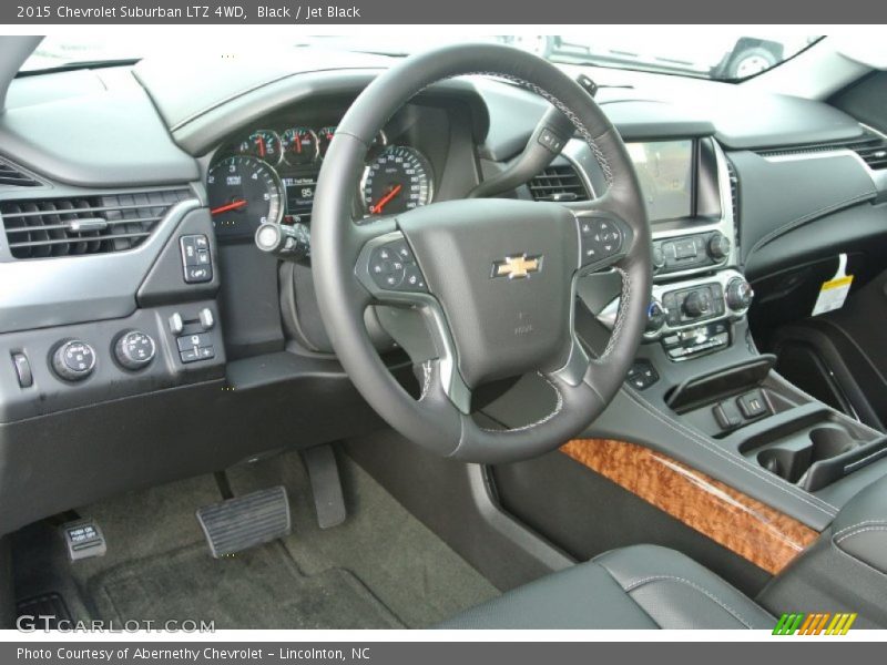 Black / Jet Black 2015 Chevrolet Suburban LTZ 4WD