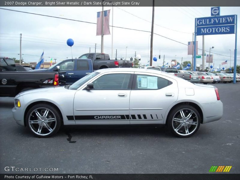 Bright Silver Metallic / Dark Slate Gray/Light Slate Gray 2007 Dodge Charger