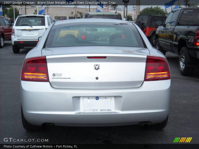 Bright Silver Metallic / Dark Slate Gray/Light Slate Gray 2007 Dodge Charger