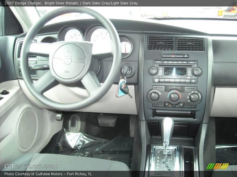 Bright Silver Metallic / Dark Slate Gray/Light Slate Gray 2007 Dodge Charger