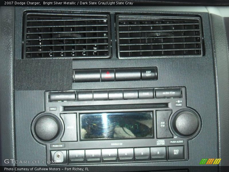 Bright Silver Metallic / Dark Slate Gray/Light Slate Gray 2007 Dodge Charger