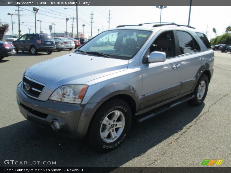 Ice Blue Metallic / Gray 2005 Kia Sorento LX 4WD