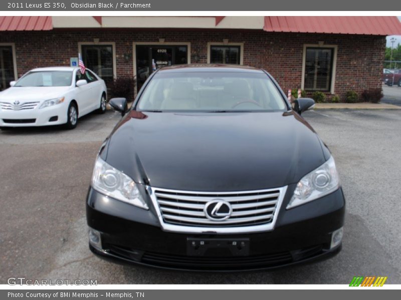 Obsidian Black / Parchment 2011 Lexus ES 350