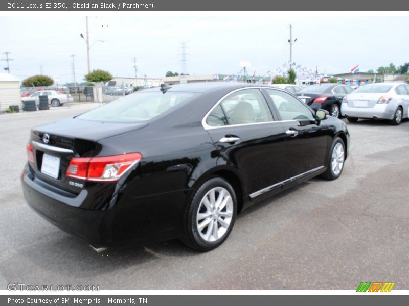 Obsidian Black / Parchment 2011 Lexus ES 350