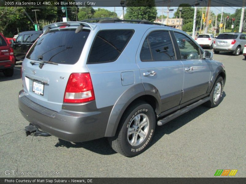 Ice Blue Metallic / Gray 2005 Kia Sorento LX 4WD