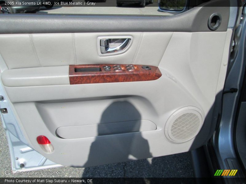 Ice Blue Metallic / Gray 2005 Kia Sorento LX 4WD