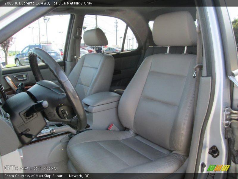 Ice Blue Metallic / Gray 2005 Kia Sorento LX 4WD