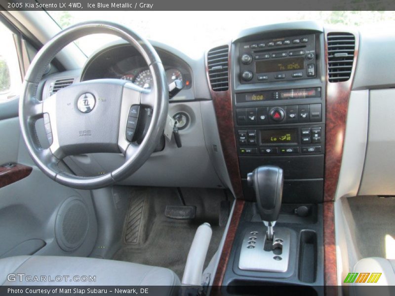 Ice Blue Metallic / Gray 2005 Kia Sorento LX 4WD