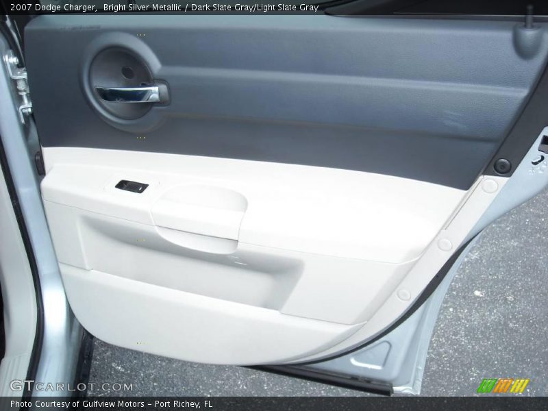 Bright Silver Metallic / Dark Slate Gray/Light Slate Gray 2007 Dodge Charger