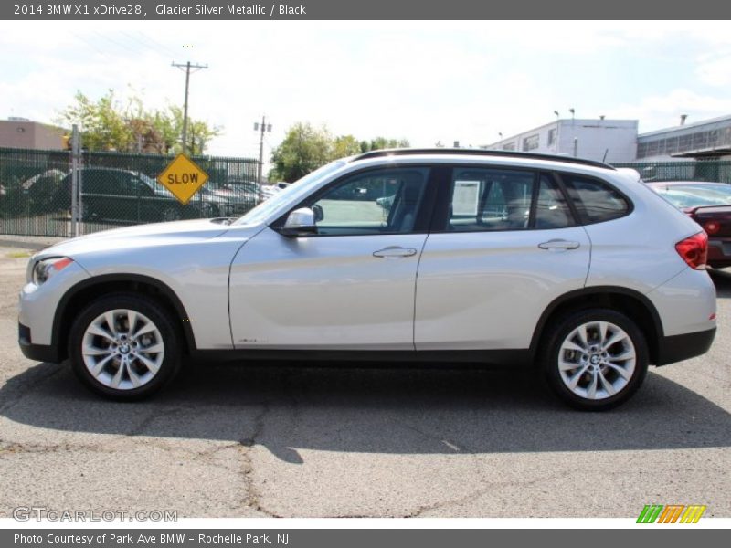 Glacier Silver Metallic / Black 2014 BMW X1 xDrive28i