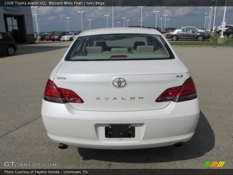 Blizzard White Pearl / Ivory Beige 2008 Toyota Avalon XLS