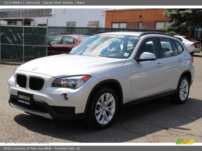Glacier Silver Metallic / Black 2014 BMW X1 xDrive28i