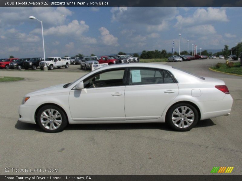 Blizzard White Pearl / Ivory Beige 2008 Toyota Avalon XLS