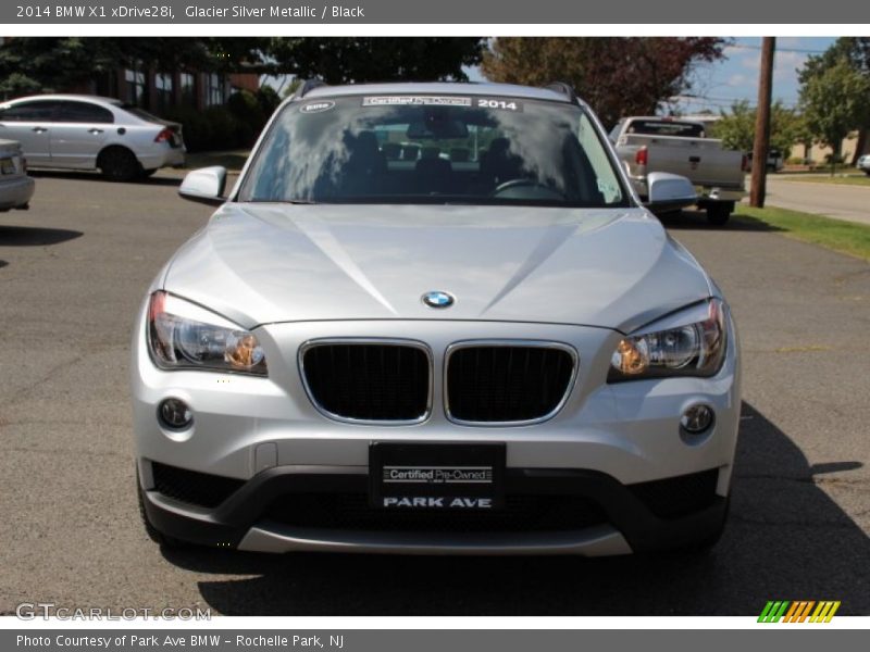 Glacier Silver Metallic / Black 2014 BMW X1 xDrive28i