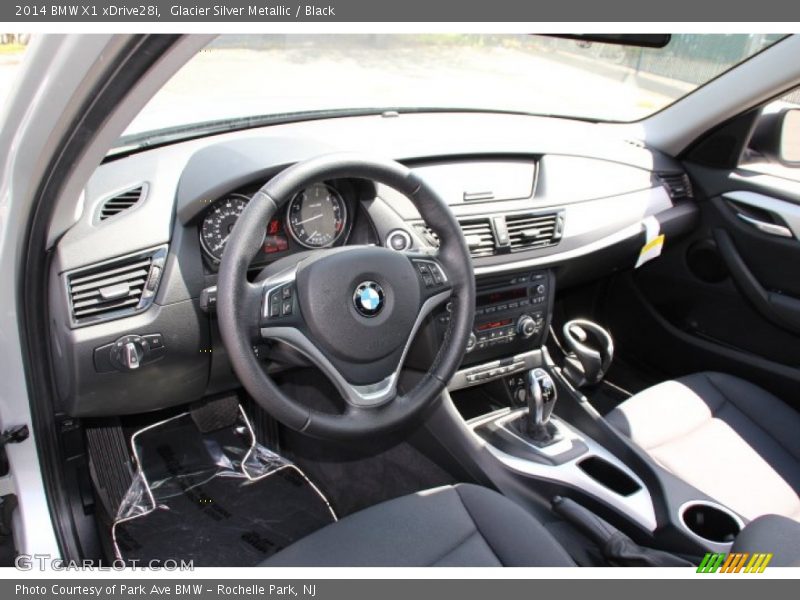 Glacier Silver Metallic / Black 2014 BMW X1 xDrive28i