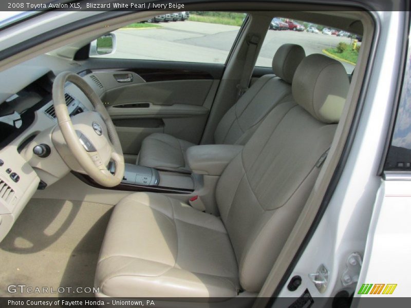 Blizzard White Pearl / Ivory Beige 2008 Toyota Avalon XLS