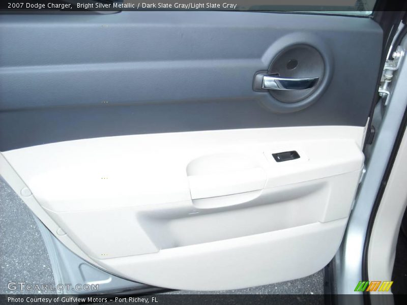 Bright Silver Metallic / Dark Slate Gray/Light Slate Gray 2007 Dodge Charger