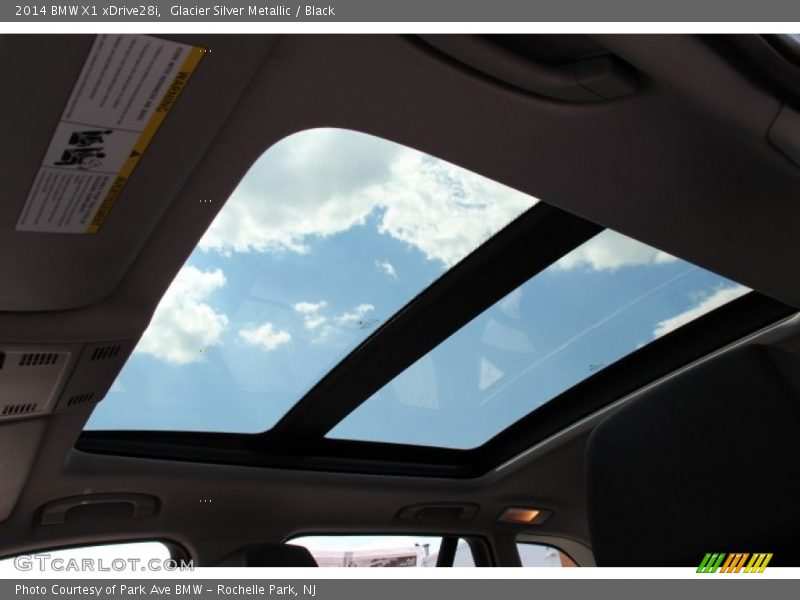 Glacier Silver Metallic / Black 2014 BMW X1 xDrive28i