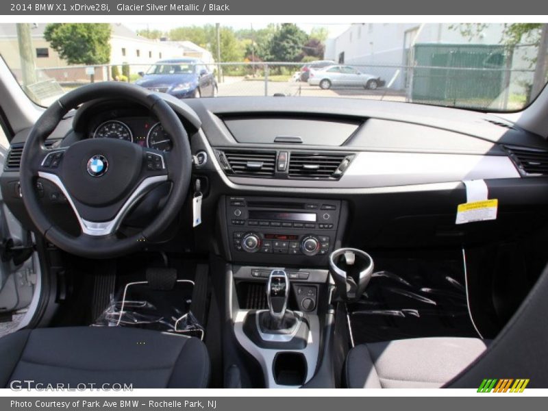 Glacier Silver Metallic / Black 2014 BMW X1 xDrive28i