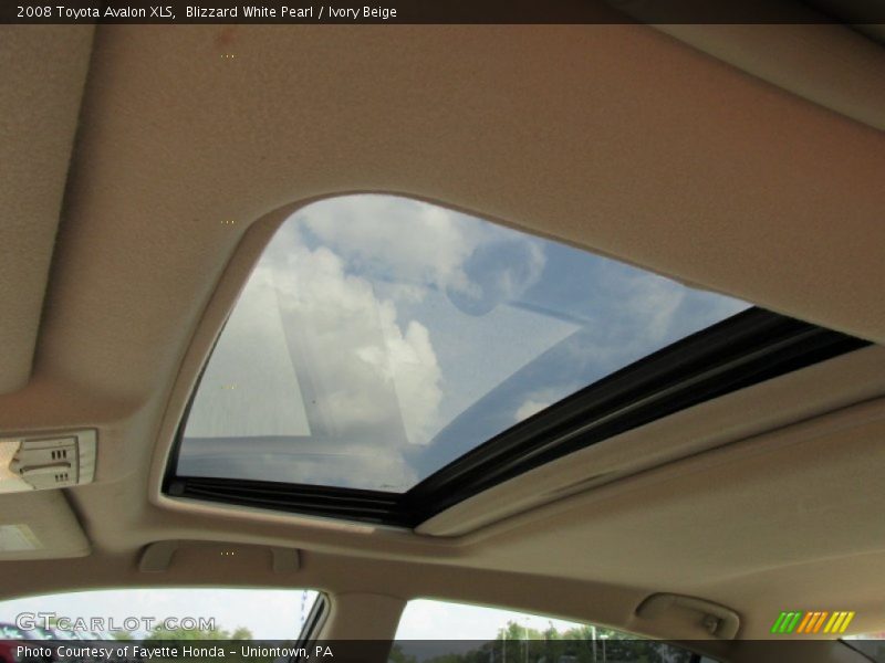 Blizzard White Pearl / Ivory Beige 2008 Toyota Avalon XLS