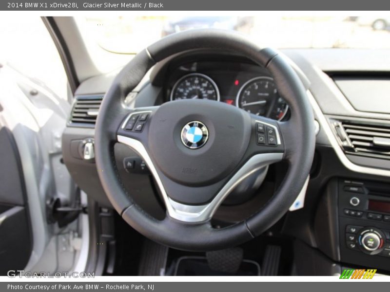 Glacier Silver Metallic / Black 2014 BMW X1 xDrive28i