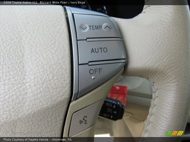 Blizzard White Pearl / Ivory Beige 2008 Toyota Avalon XLS