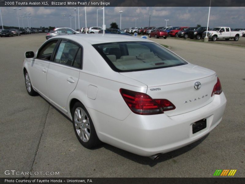 Blizzard White Pearl / Ivory Beige 2008 Toyota Avalon XLS