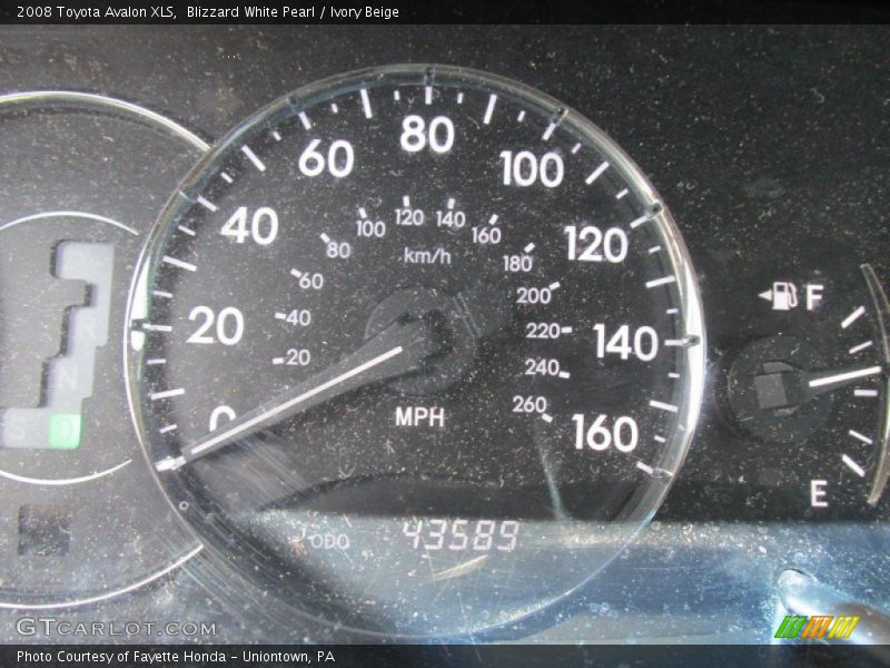 Blizzard White Pearl / Ivory Beige 2008 Toyota Avalon XLS