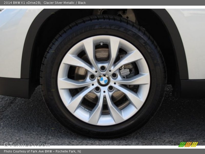 Glacier Silver Metallic / Black 2014 BMW X1 xDrive28i