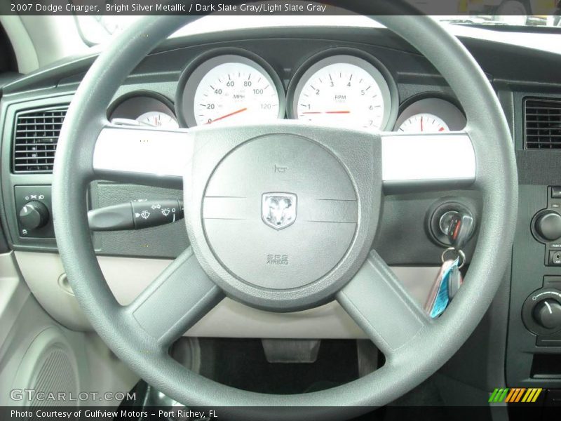 Bright Silver Metallic / Dark Slate Gray/Light Slate Gray 2007 Dodge Charger