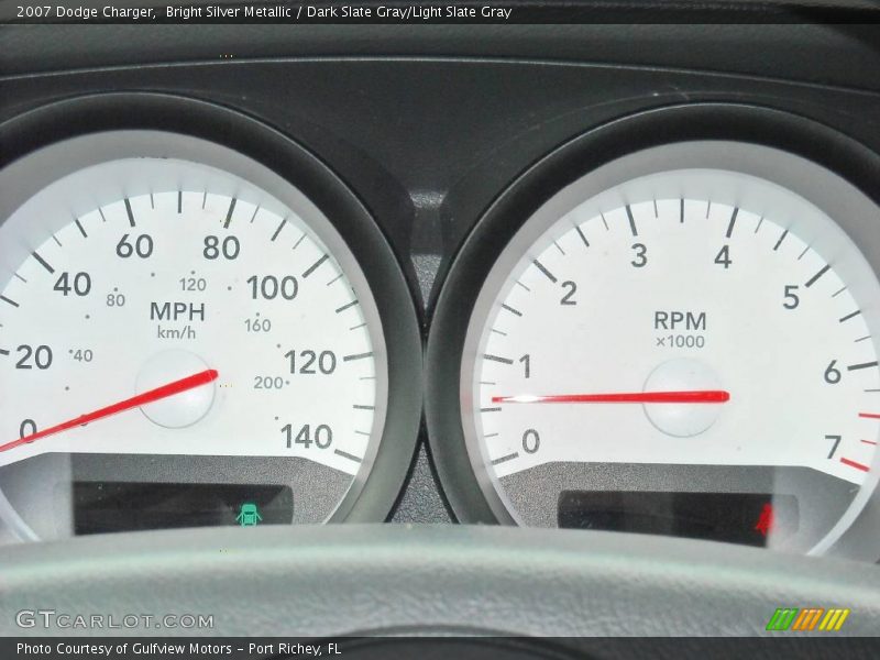 Bright Silver Metallic / Dark Slate Gray/Light Slate Gray 2007 Dodge Charger