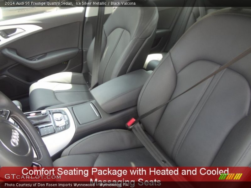 Ice Silver Metallic / Black Valcona 2014 Audi S6 Prestige quattro Sedan