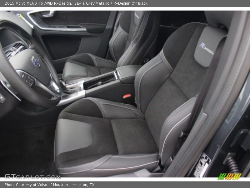 Front Seat of 2015 XC60 T6 AWD R-Design