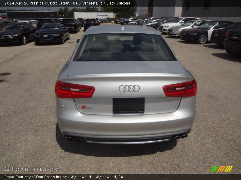 Ice Silver Metallic / Black Valcona 2014 Audi S6 Prestige quattro Sedan