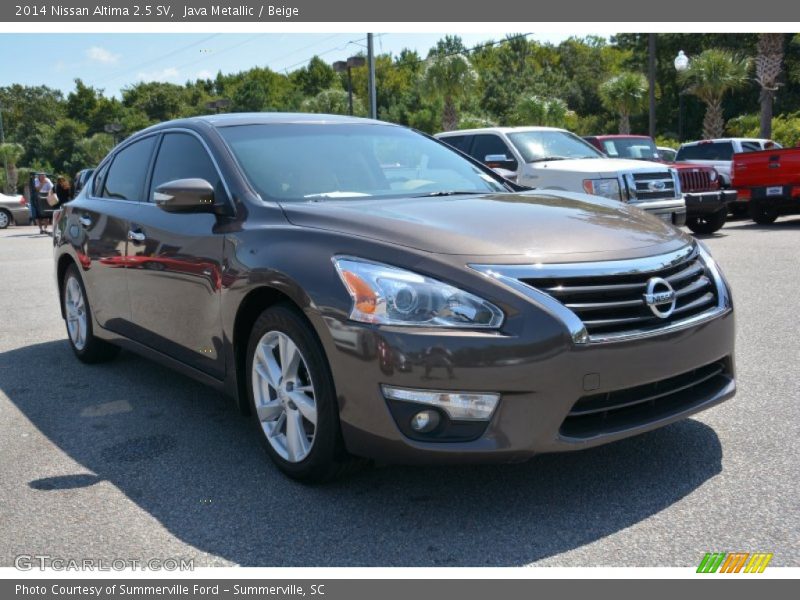 Java Metallic / Beige 2014 Nissan Altima 2.5 SV