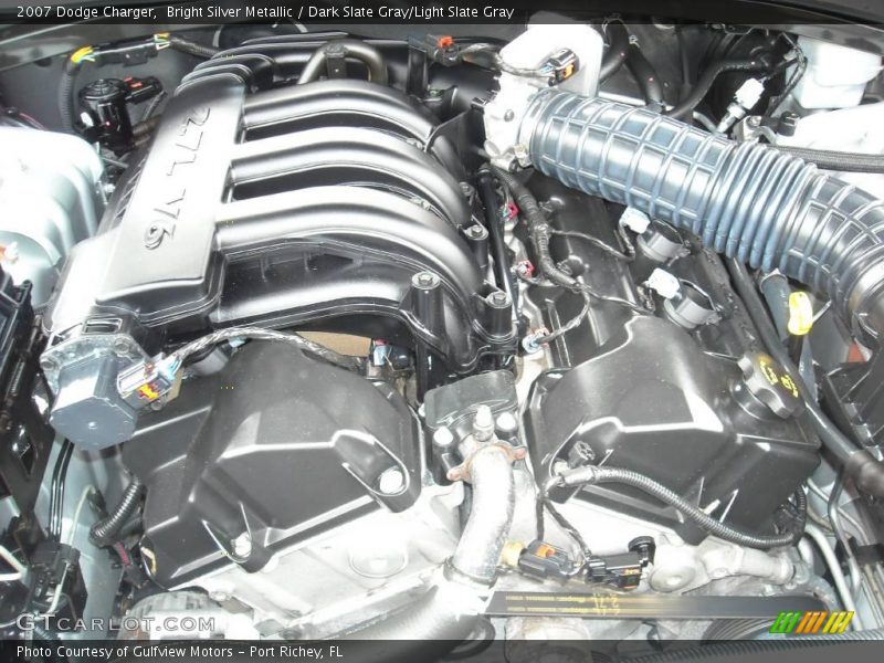 Bright Silver Metallic / Dark Slate Gray/Light Slate Gray 2007 Dodge Charger