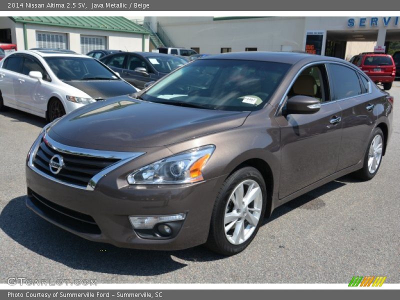 Java Metallic / Beige 2014 Nissan Altima 2.5 SV