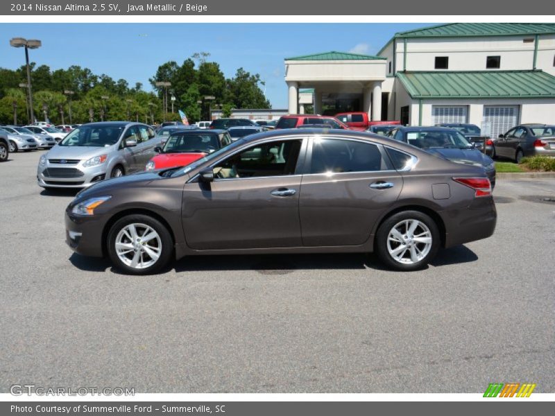 Java Metallic / Beige 2014 Nissan Altima 2.5 SV
