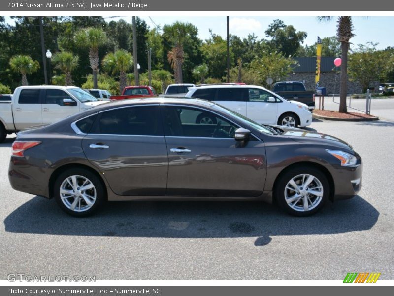 Java Metallic / Beige 2014 Nissan Altima 2.5 SV