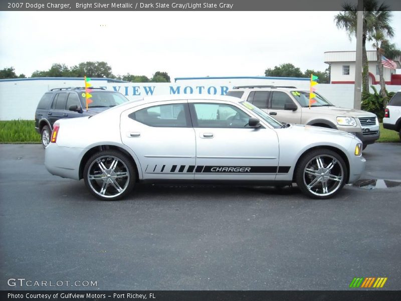 Bright Silver Metallic / Dark Slate Gray/Light Slate Gray 2007 Dodge Charger