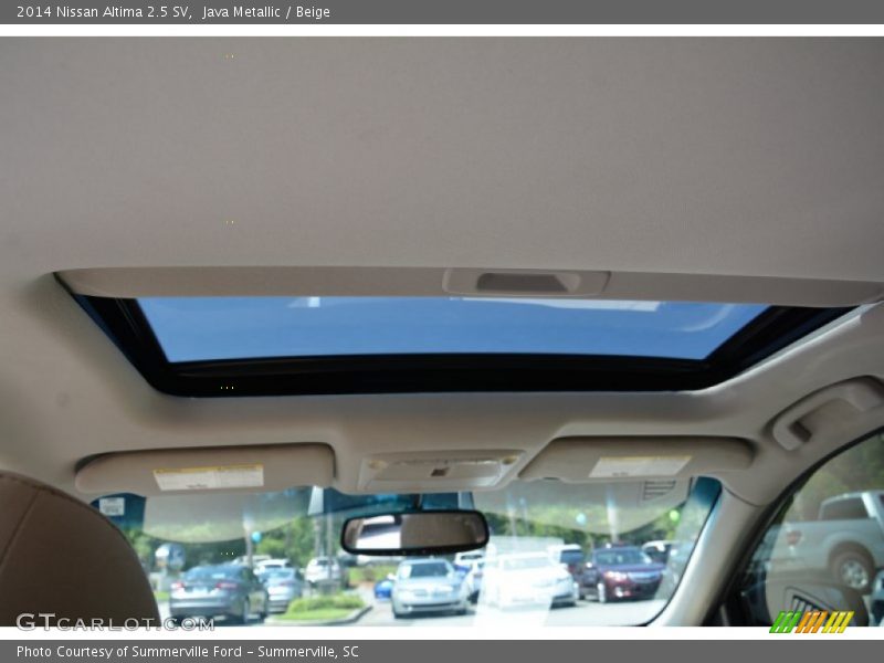 Java Metallic / Beige 2014 Nissan Altima 2.5 SV