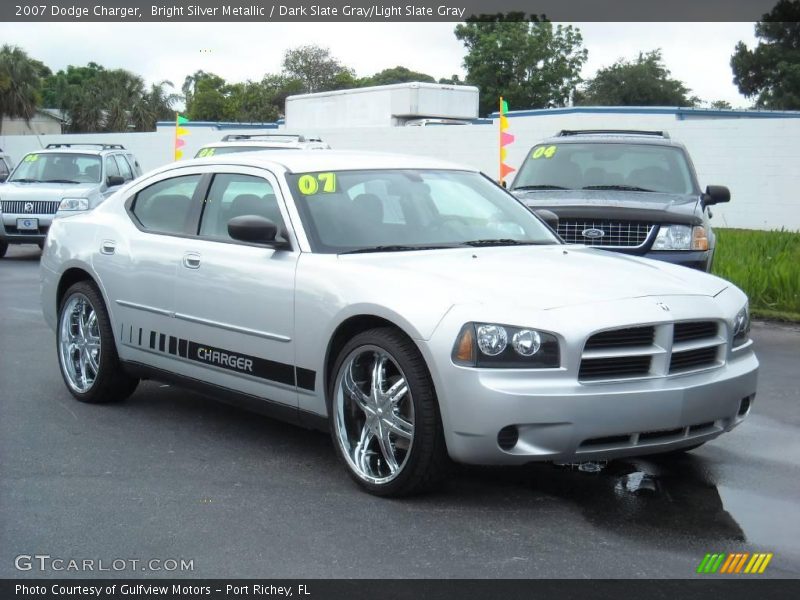 Bright Silver Metallic / Dark Slate Gray/Light Slate Gray 2007 Dodge Charger